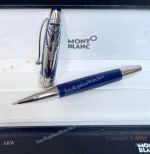 New 2024 Montblanc Meisterstuck Doue Classique 100 Yrs Origin Blue Rollerball Pen 149